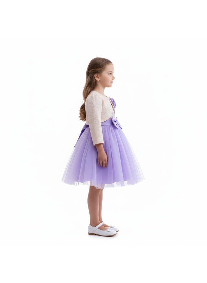 دىدانيالا فستان تول بتطريز دانتيل - Image 3